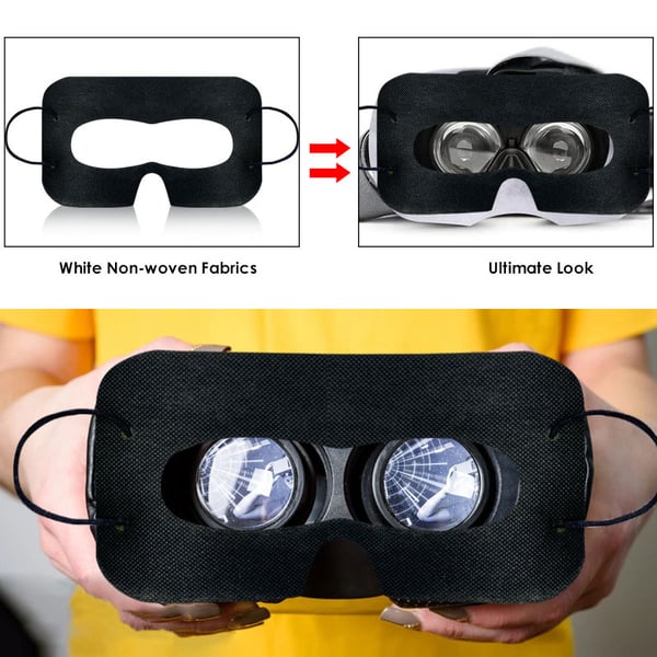 VR-engangs øyemasker for Vision Pro/Meta Quest 3, 100-pakning