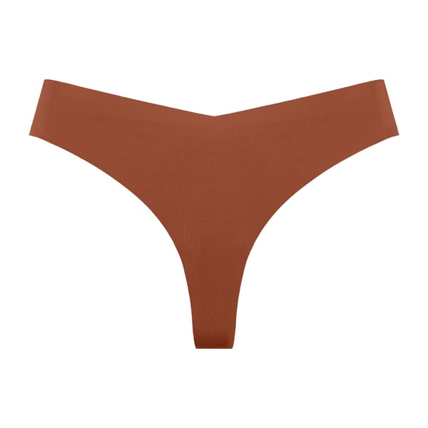 6-Pack Dame Sømløs Åndbar Usynlig Hipster Thong S