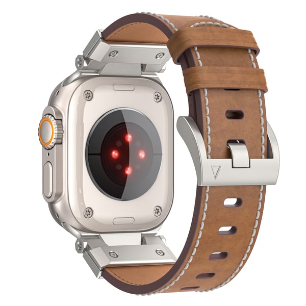 Universal klokkerem for Apple Watch 4/5/6/7/8/9, 42/44/45/49 mm DarkBrown
