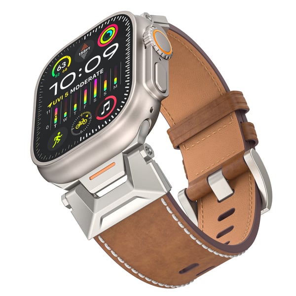 Universal klokkerem for Apple Watch 4/5/6/7/8/9, 42/44/45/49 mm DarkBrown