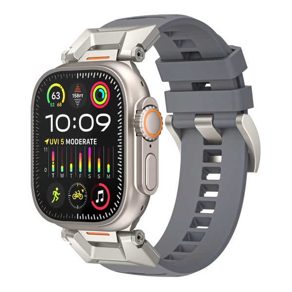 Universal klokkerem for Apple Watch 4/5/6/7/8/9, 42/44/45/49 mm Black
