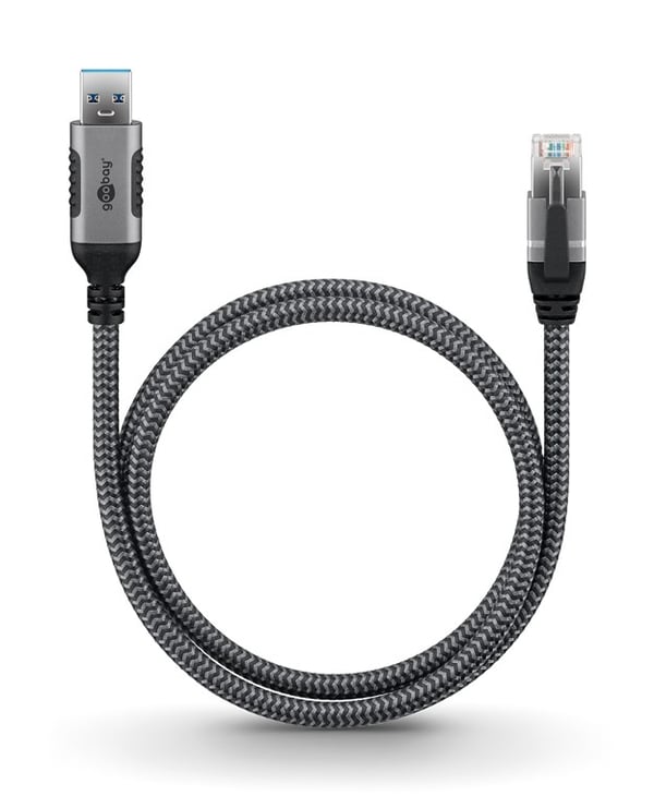 Ethernet-kaapeli USB-A 3.0 - RJ45, 2 m