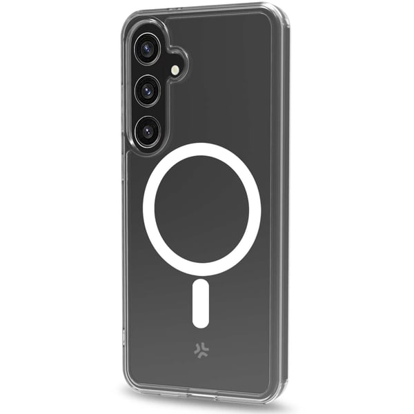 Gelskinmag Magnetic TPU-deksel Galaxy S24 5G Gjennomsiktig