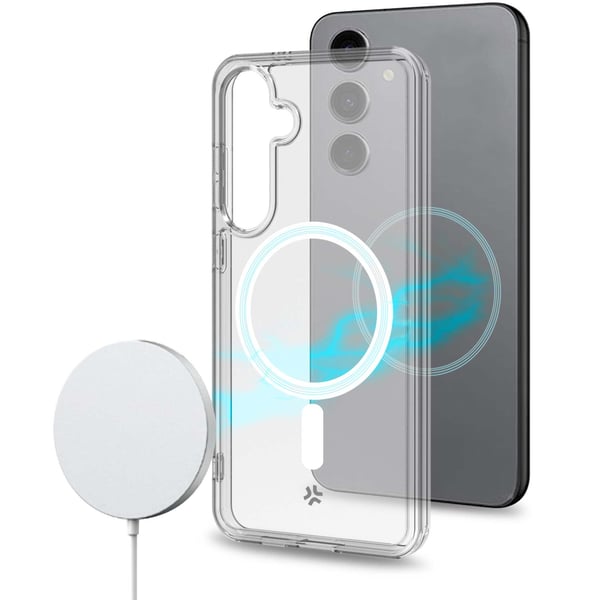 Gelskinmag Magnetic TPU-deksel Galaxy S24 5G Gjennomsiktig
