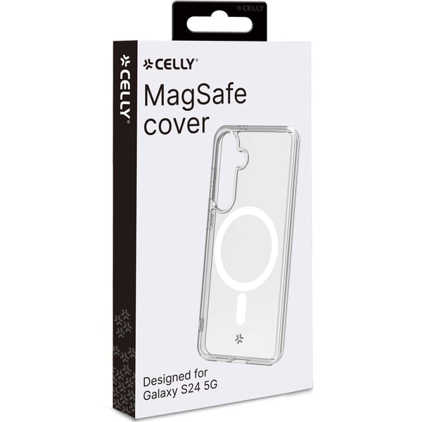 Gelskinmag Magnetic TPU-deksel Galaxy S24 5G Gjennomsiktig