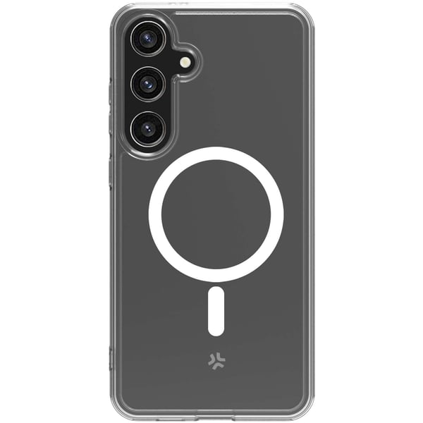 Gelskinmag Magnetic TPU-deksel Galaxy S24+ 5G Gjennomsiktig