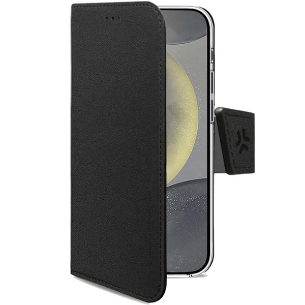 Wally Wallet Case Galaxy S24 5G musta
