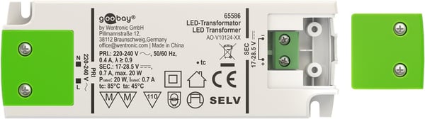 LED-konstantstrøms-driver 700 mA, 20 W