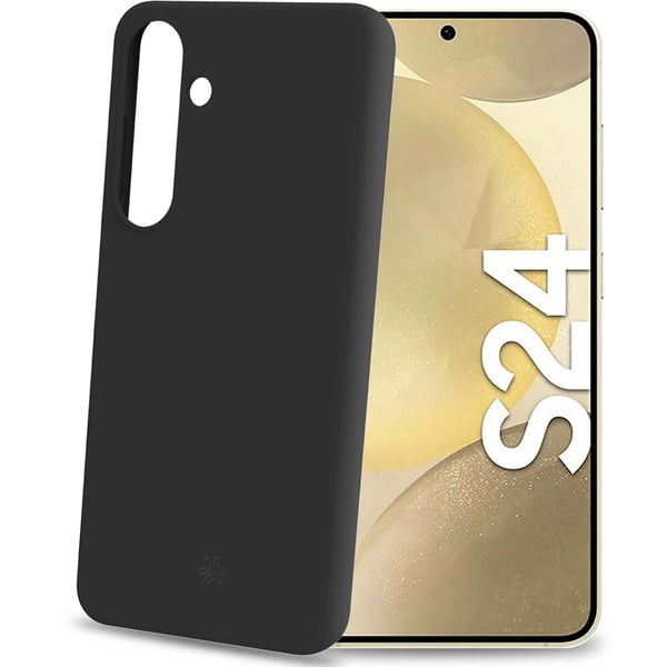 Cromo Soft gummideksel Galaxy S24 5G Sort