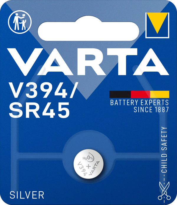 SR45 / V394 Knappcellebatteri Sølv 1,55V 1-pakning