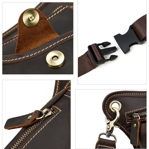 Midjeveske / skulderveske for utendørs bruk LightBrown