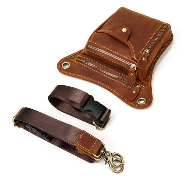 Midjeveske / skulderveske for utendørs bruk LightBrown