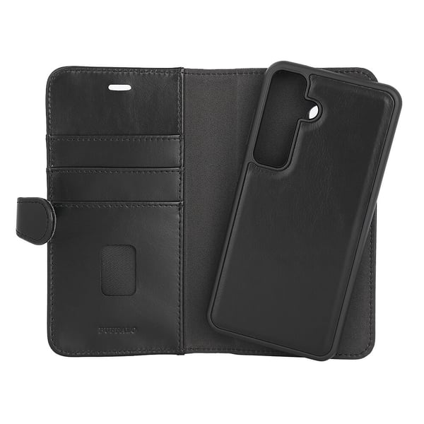 2in1 Wallet Leather 3 card Samsung S24 5G Black