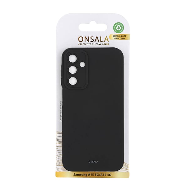 Cover Silikone Samsung A15 5G/A15 4G Sort