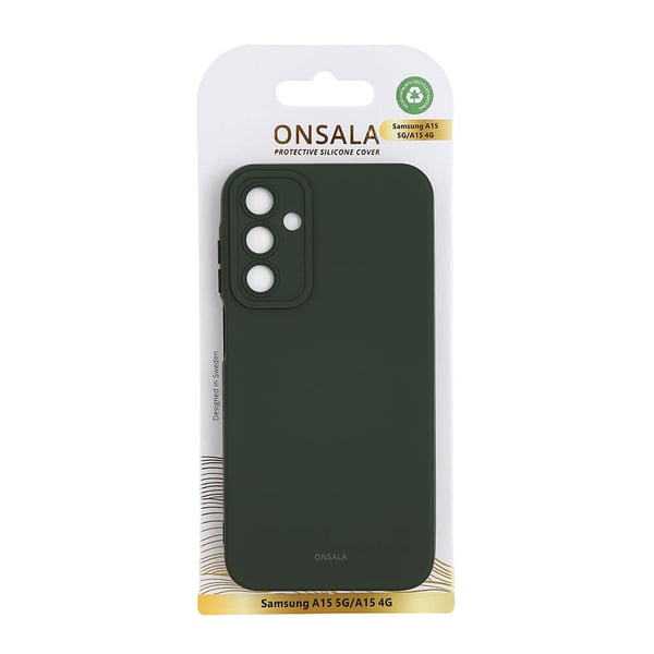 Silikondeksel Samsung A15 5G/A15 4G Olivengrønn
