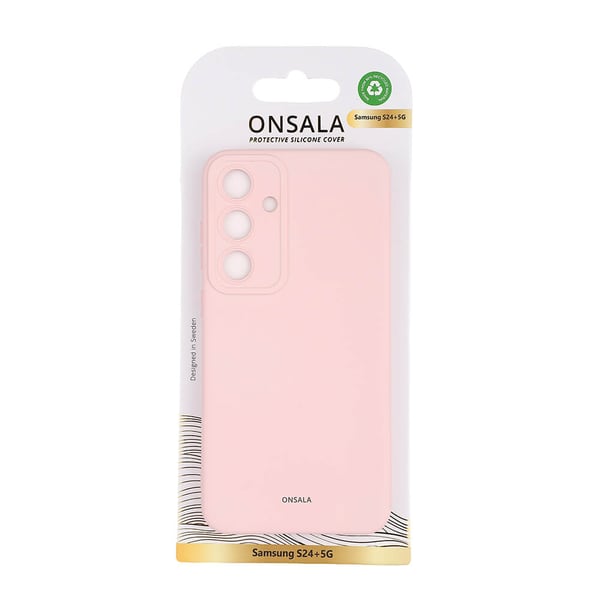 Cover Silikone Samsung S24+ 5G Lyserød