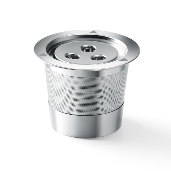 K Cups Gjenbrukbare kaffeputer for Ninja Dual Brew kaffemaskin black spoon