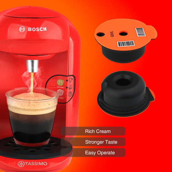 Kaffefilter genopfyldelige kaffekapsler 220 ml