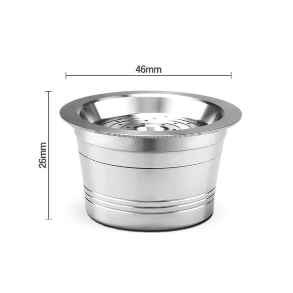 Kaffekapsler Cafissimo Kapsler Genopfyldelig kaffepudeholderfilter Silver
