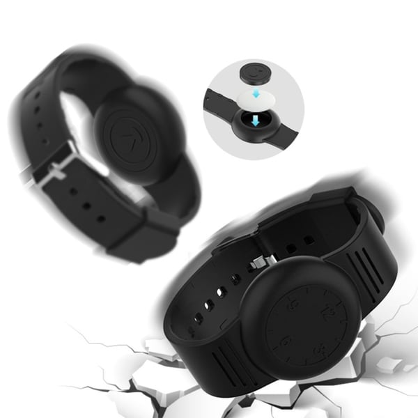 Armbånd med AirTag-feste Black