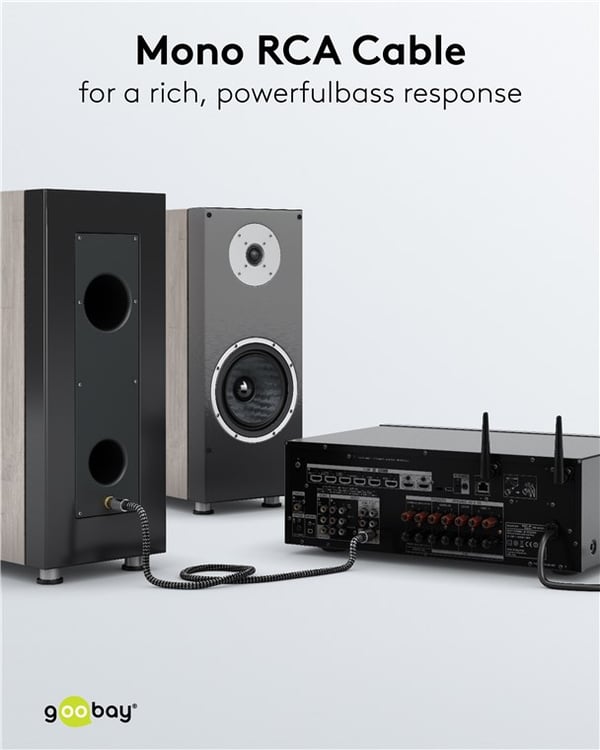 Mono RCA-kaapeli, 2 m