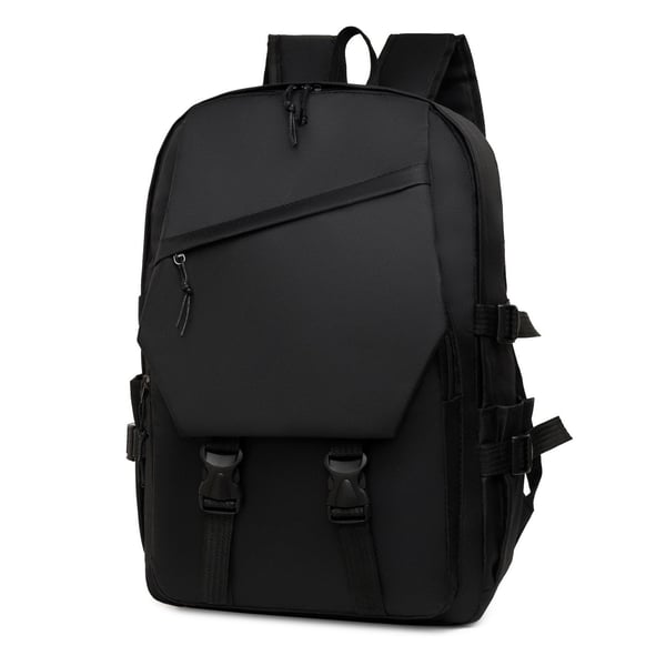 Romslig og vanntett ryggsekk Black