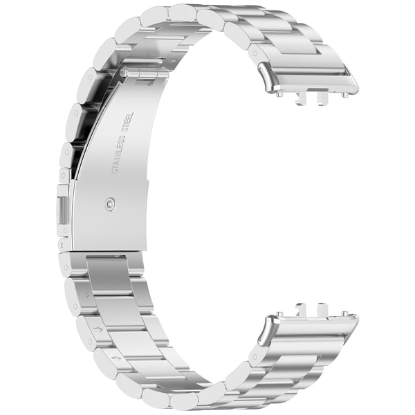 Klokkerem i rustfritt stål for Samsung Galaxy Fit 3 Silver