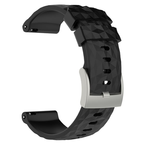Silikoninen ranneke Suunto Spartan Sport Wrist HR Barolle Black