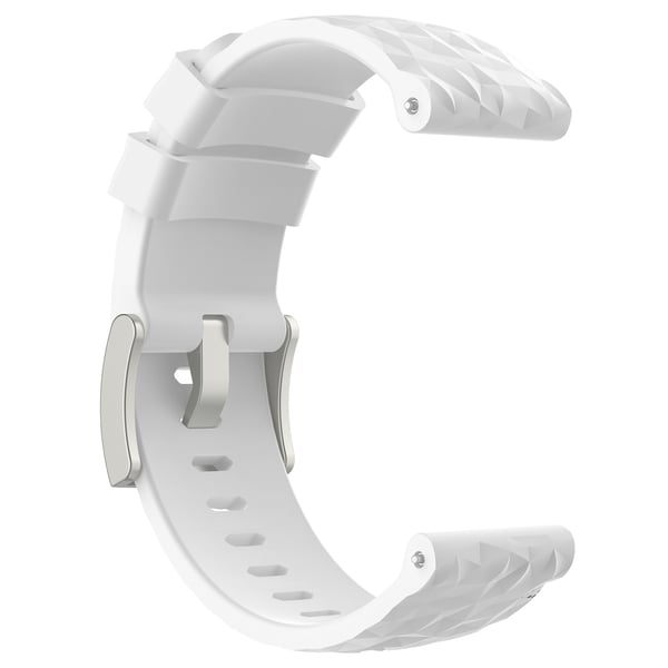 Silikonarmbånd til Suunto Spartan Sport Wrist HR Baro White