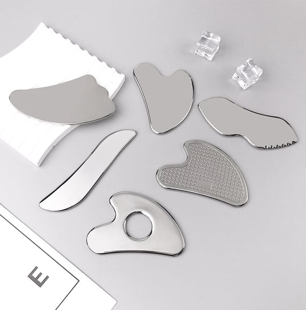 Gua Sha Set - Ansiktsroller & Bräda