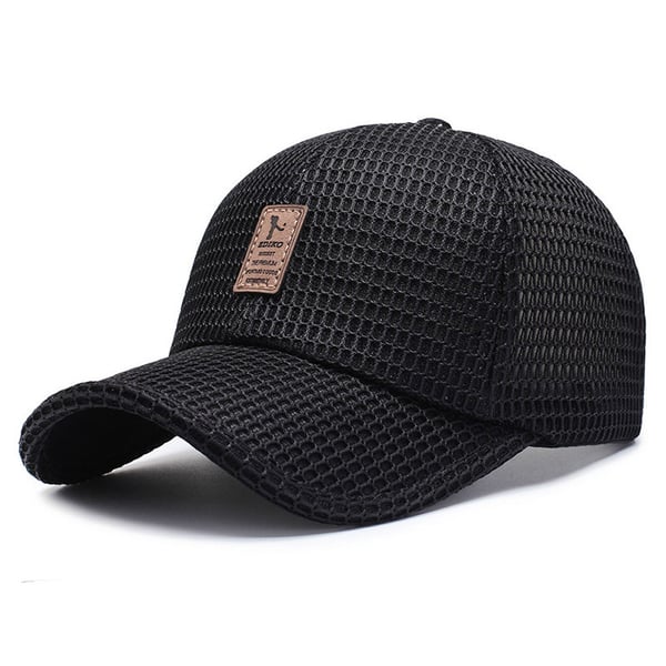 Åndbar mesh hat Mænds forår og sommer Black