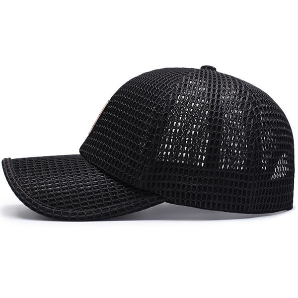 Åndbar mesh hat Mænds forår og sommer Black