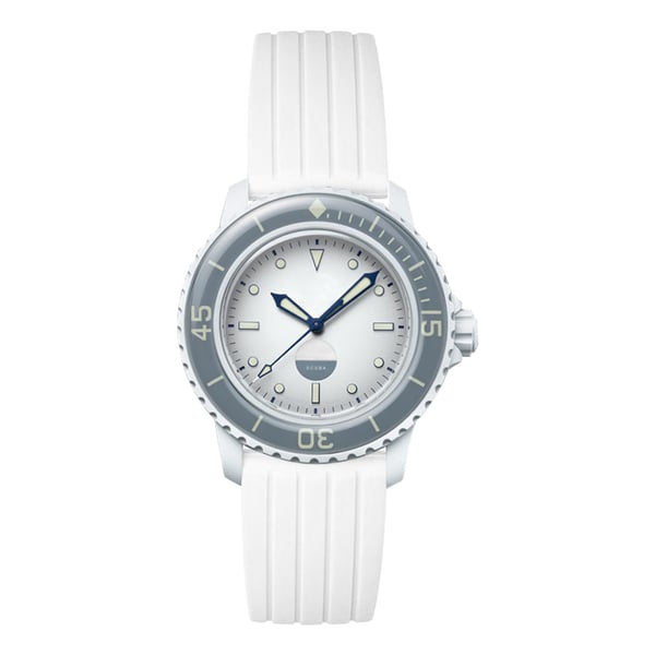 Ersättande Klockarmband för Blancpain X Swatch White