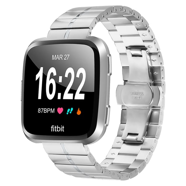 Klokkerem i rustfritt stål for Huawei GT2/3/Huami/Samsung 22mm Silver
