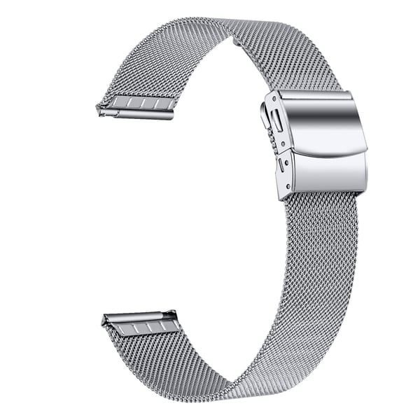 Armbånd Rustfrit stål Garmin Venu 3S / Forerunner 265s 18 mm Silver