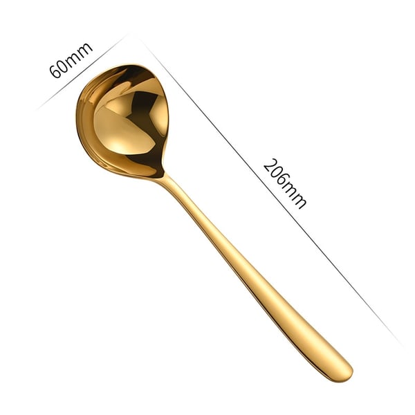 Scoop i rustfrit stål Gold