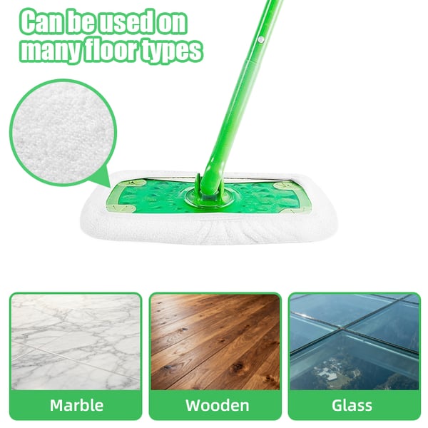 Swiffer moppe erstatningsstofbetræk 8-pak M