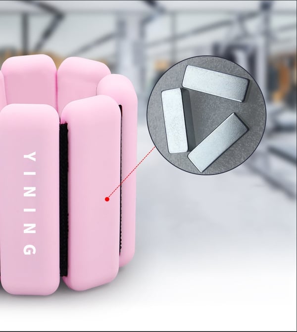 Fitness vektbærende armbånd 1 pund Pink