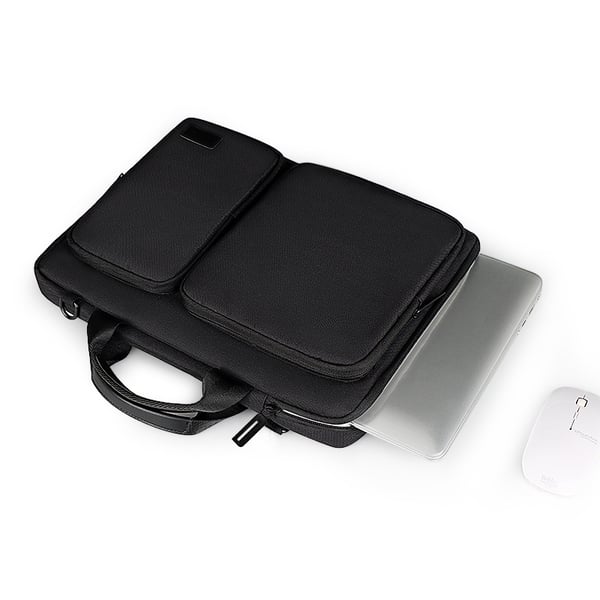 Laptopveske med skulderstropp Black S