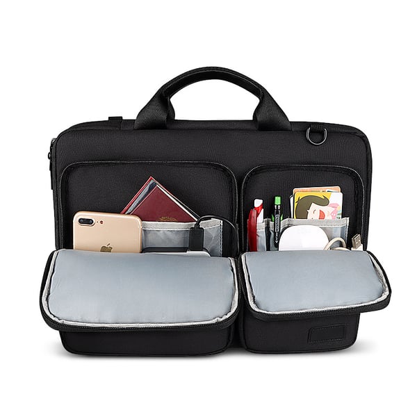 Laptopveske med skulderstropp Black S