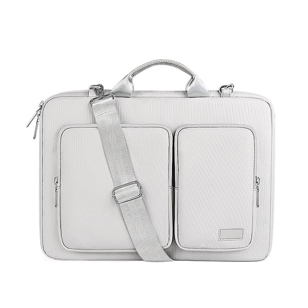 Laptopveske med skulderstropp SilverGrey L Laptopveske med skulderstropp SilverGrey L