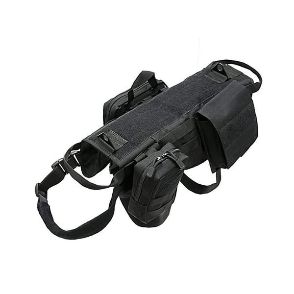 Taktiset koiravaljaat - Molle Vest Black M