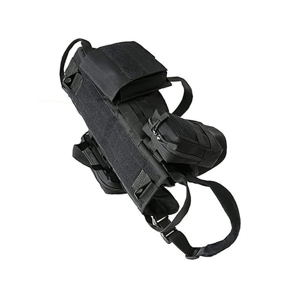 Taktisk Hundesele - Molle Vest Black L