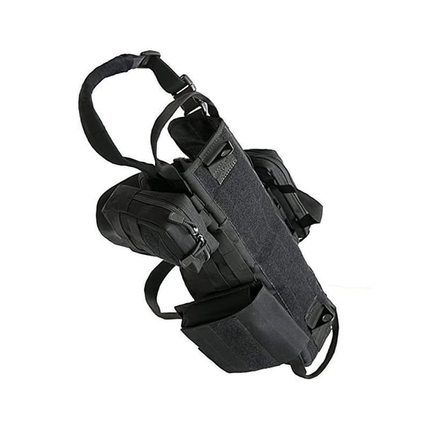 Taktisk Hundesele - Molle Vest Black L