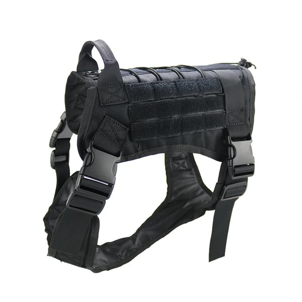 Taktisk hundesele i tre deler Black XL