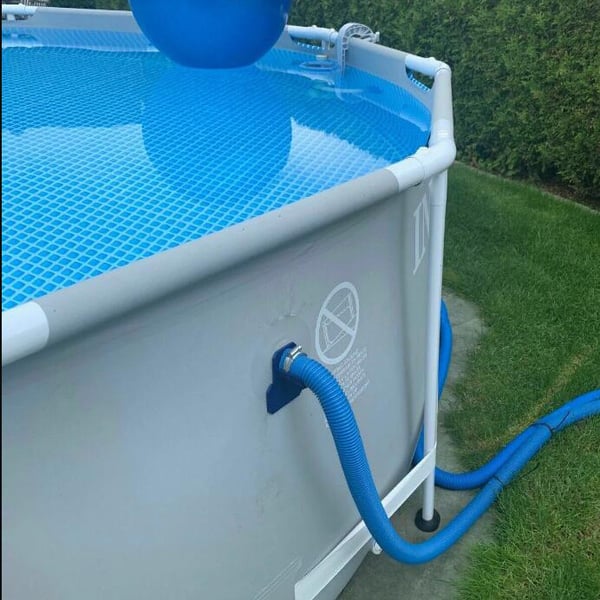 Poolrørbeslag til pools - Hold vandrørene stabile Grey