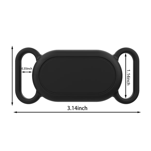 Silikonbeskyttelsesdeksel til Samsung Galaxy SmartTag2 Black
