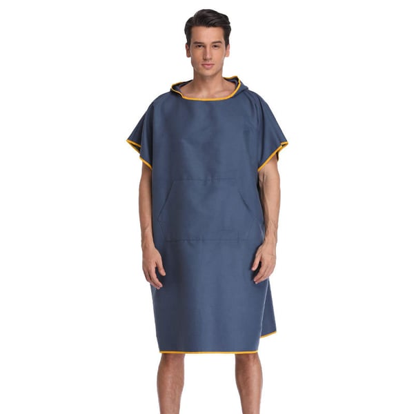 Snabbtorkande Strandrock med Kontrastkant NavyBlue