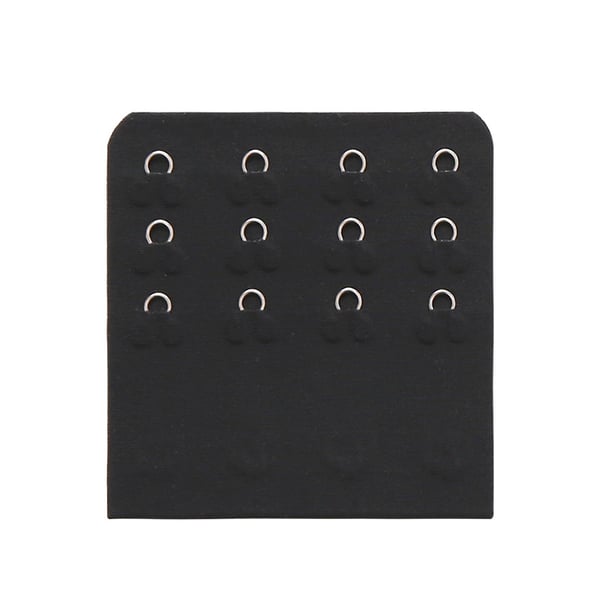 BH Förlängningsrem - 4 Krokar x 3 Rader Black+silver gray+pink