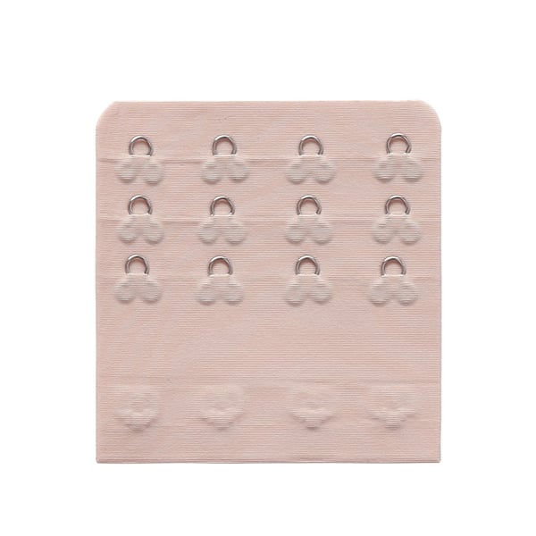 BH Förlängningsrem - 4 Krokar x 3 Rader Black+silver gray+pink
